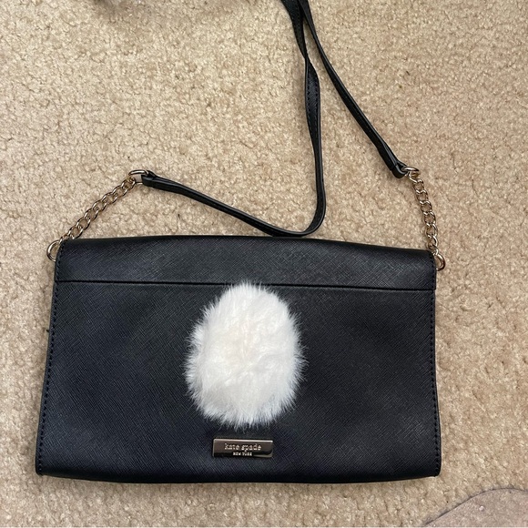 Kate spade black purse with strap. - Picture 2 of 2